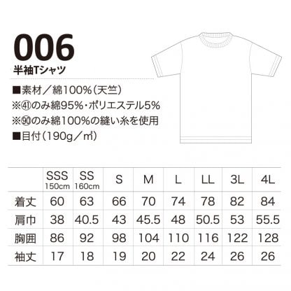 品番 006　半袖 Tシャツ - 画像 (3)