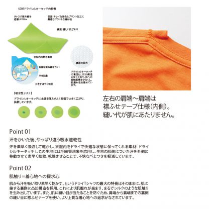 品番 5089-01　4.7オンス ドライ シルキータッチ ロングスリーブ Tシャツ（ローブリード） - 画像 (3)