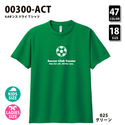 品番 00300-ACT　4.4オンス ドライ Ｔシャツ