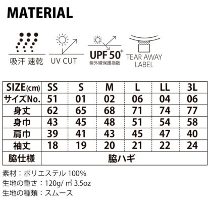 品番 00350-AIT　3.5オンス インターロック ドライ Ｔシャツ - 画像 (3)