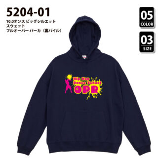 品番 5204-01　10.0オンス ビッグシルエット スウェット プルオーバー パーカ（裏パイル）