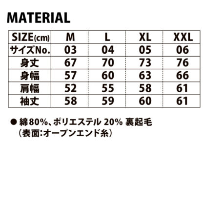 品番 5799-01　15.0オンス オープンエンド マグナムウェイト クルーネック スウェット（裏起毛） - 画像 (2)