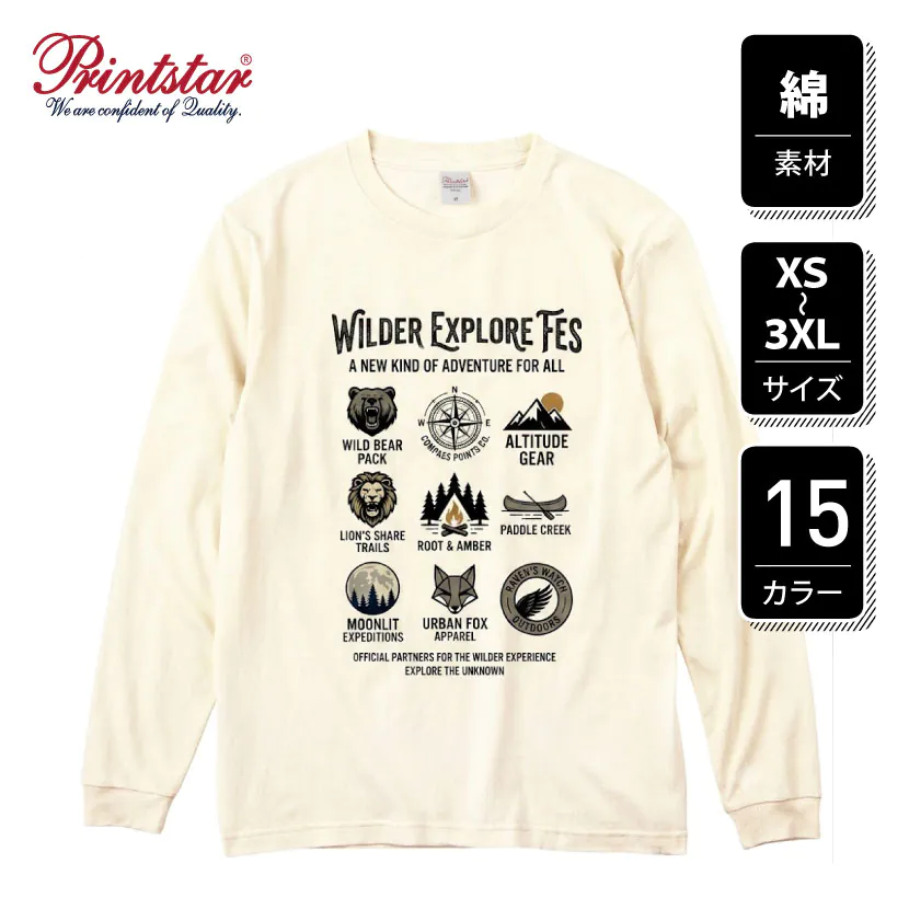 5.6オンスヘビー ウェイトLS-Tシャツ(+リブ) XS-3XL 00110-CLL