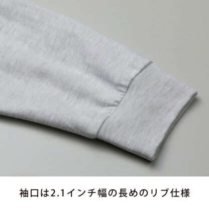 品番　5913-01　6.2オンス プレミアム ロングスリーブ Tシャツ（2.1インチリブ） - 画像 (5)