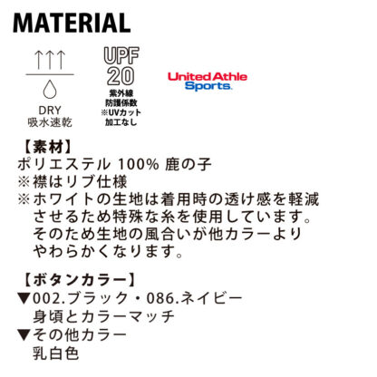 品番 2021-01　4.7オンス スペシャル ドライ カノコ ポロシャツ（ポケット付）（ローブリード） - 画像 (3)