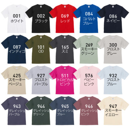 品番　5700-01　4.4オンスドライスムースリサイクルポリエステルTシャツ - 画像 (2)