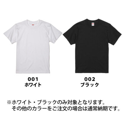 ★最短翌3営業日で発送！★3営業日発送チャレンジ対象アイテム！品番 5001　5.6オンス ハイクオリティー Tシャツーウェイト Ｔシャツ※タタミ・袋詰め不可商品 - 画像 (2)