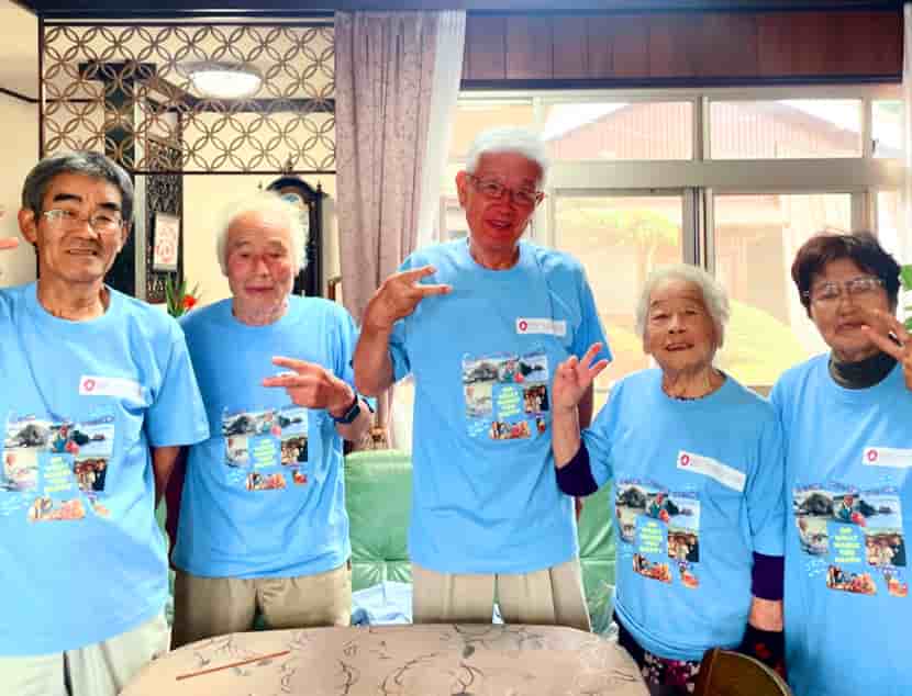 万博でのTシャツ姿