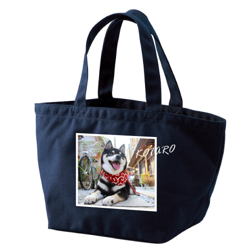 事例1｜柴犬のミニトート：散歩仲間に大好評