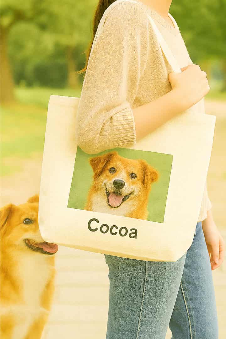 愛犬・愛猫の写真や名前が入る特別感