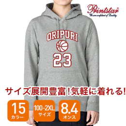 オリジナルプリント フーデッド ライト パーカー