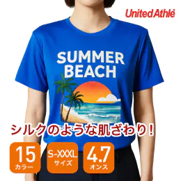 オリジナルプリント ドライ シルキータッチ Tシャツ