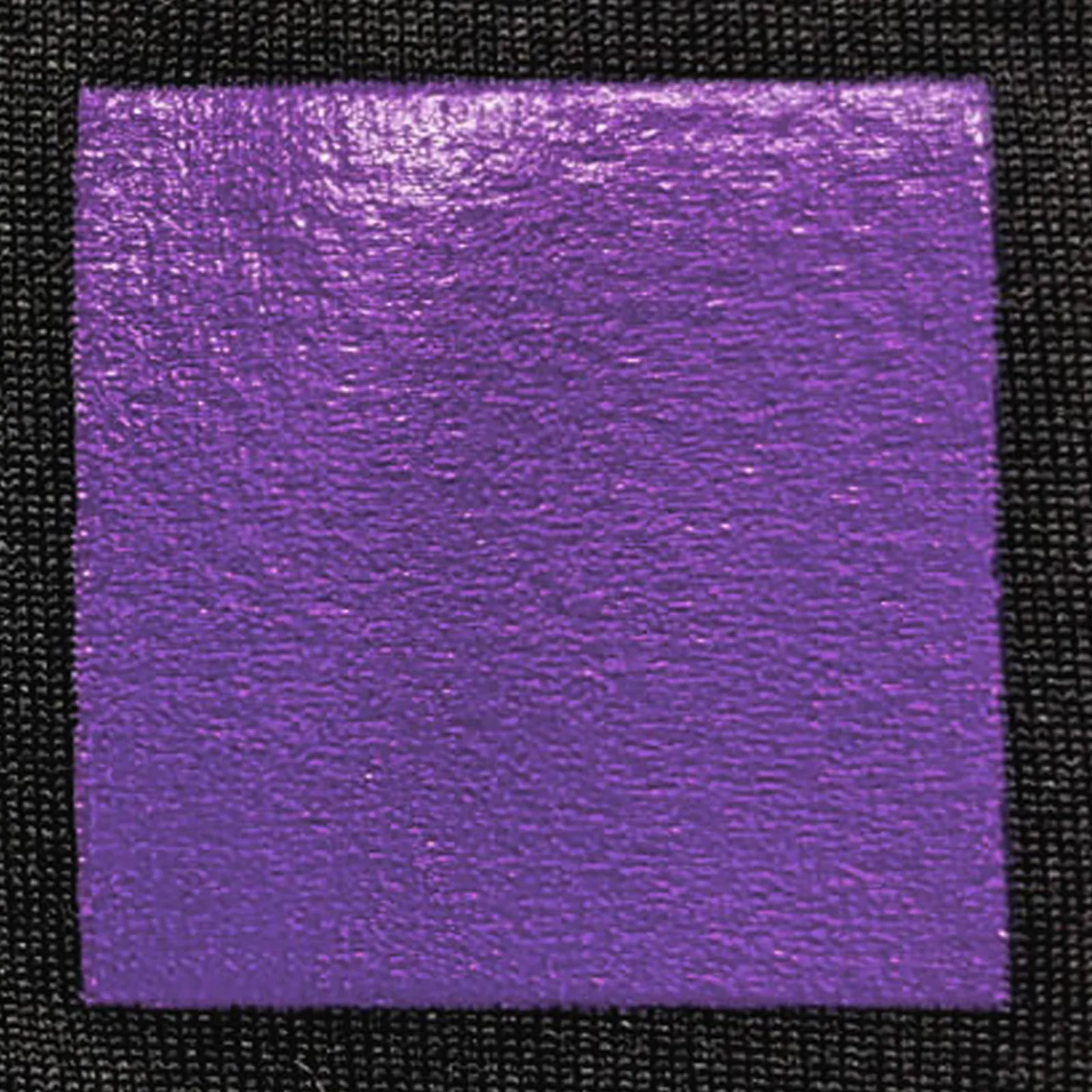 オリジナルプリント色見本 パープル：ドライ黒生地へのシルクスクリーンプリント仕上がり（インク番号 C-27）