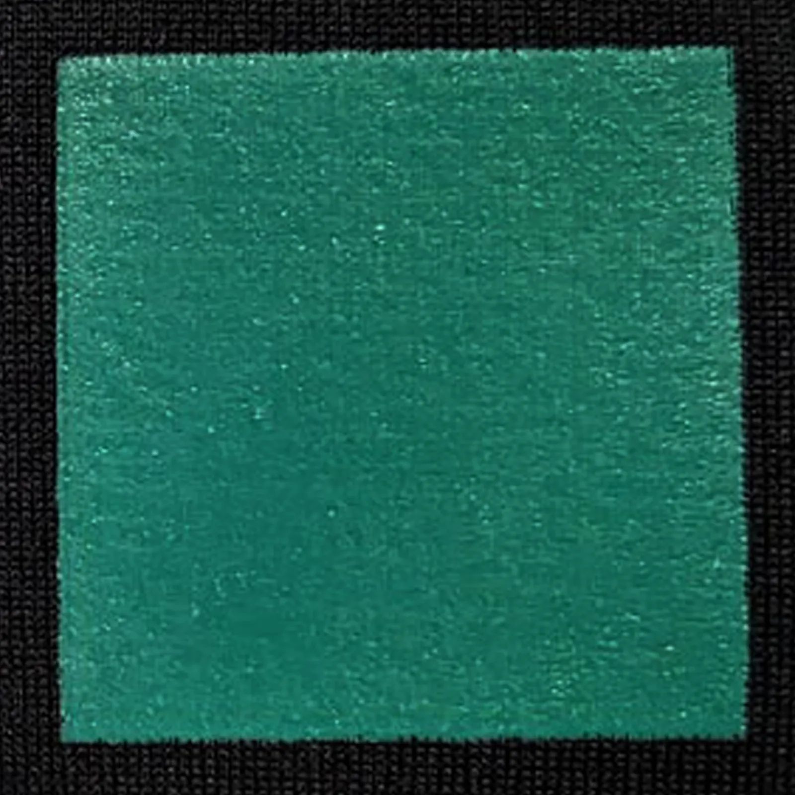 オリジナルプリント色見本 グリーン：ドライ黒生地へのシルクスクリーンプリント仕上がり（インク番号 C-32）