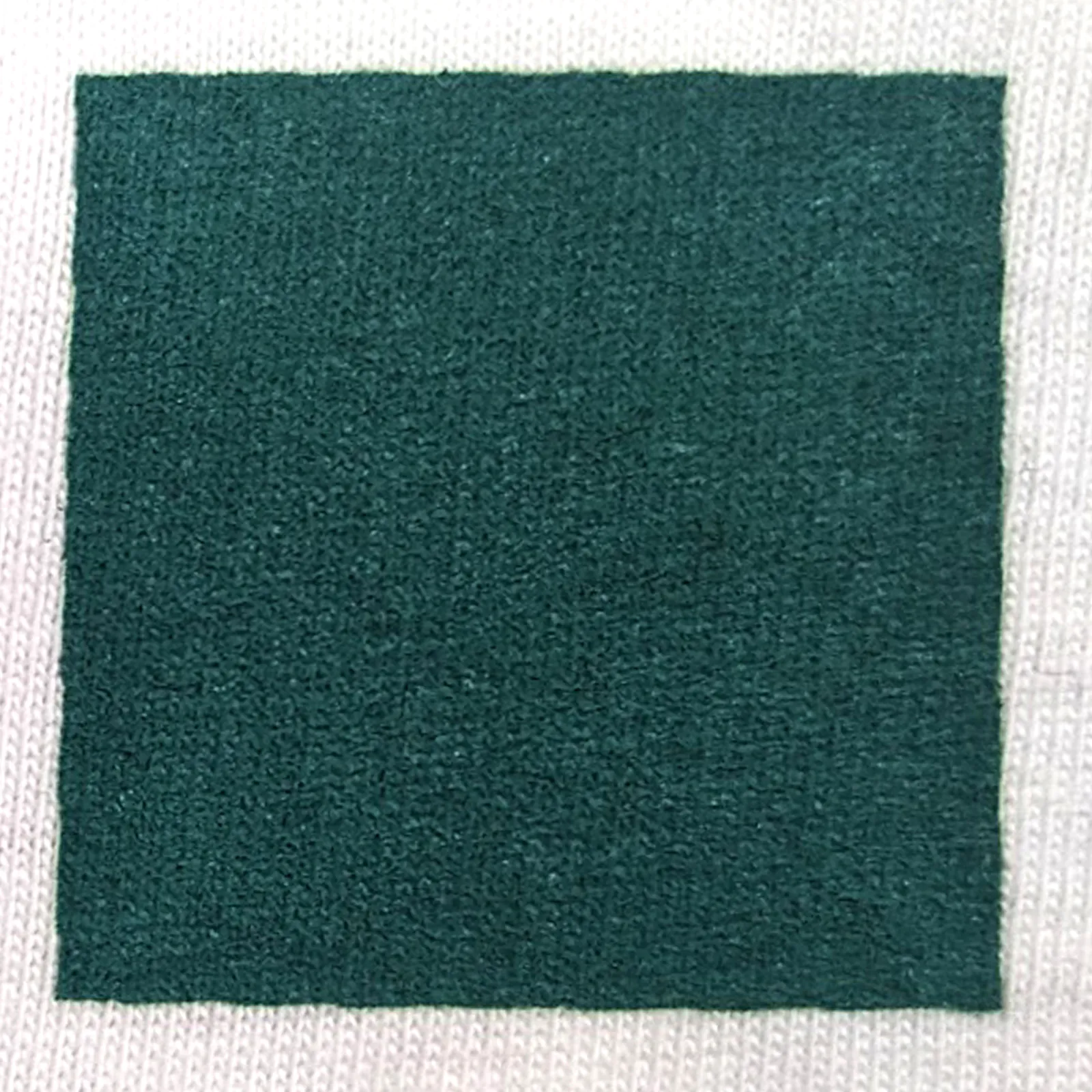 オリジナルプリント色見本 グリーン：白綿生地へのシルクスクリーンプリント仕上がり（インク番号 C-32）