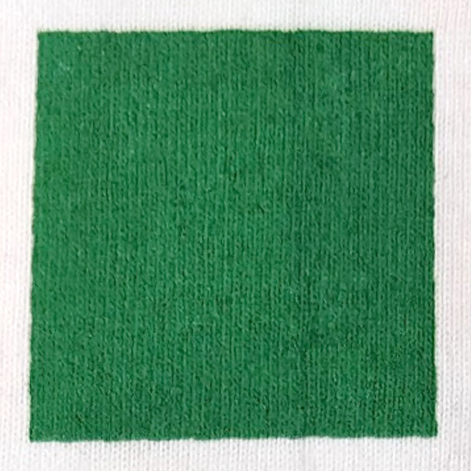 オリジナルプリント色見本 ライトグリーン：白綿生地へのシルクスクリーンプリント仕上がり（インク番号 C-33）