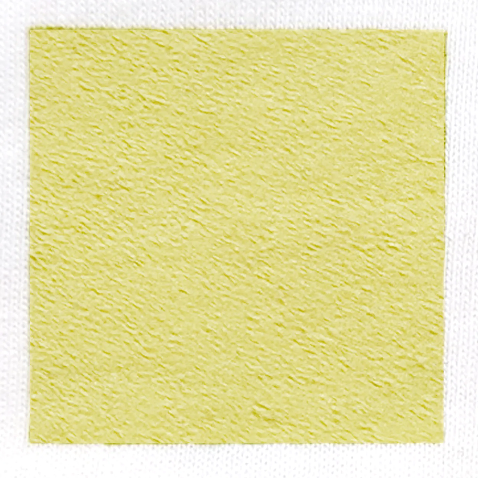 オリジナルプリント色見本 ストロー：白綿生地へのシルクスクリーンプリント仕上がり（インク番号 C-41）