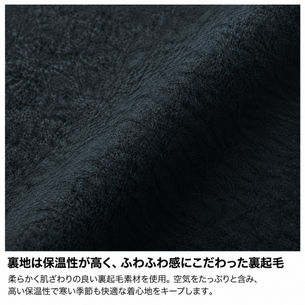8.3オンス T/C ソフトブレンド スウェット フルジップ パーカ(裏起毛)