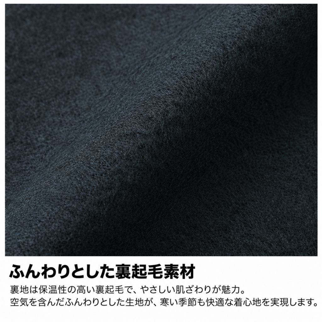 8.3オンス T/C ソフトブレンド スウェット フルジップ パーカ(裏起毛)